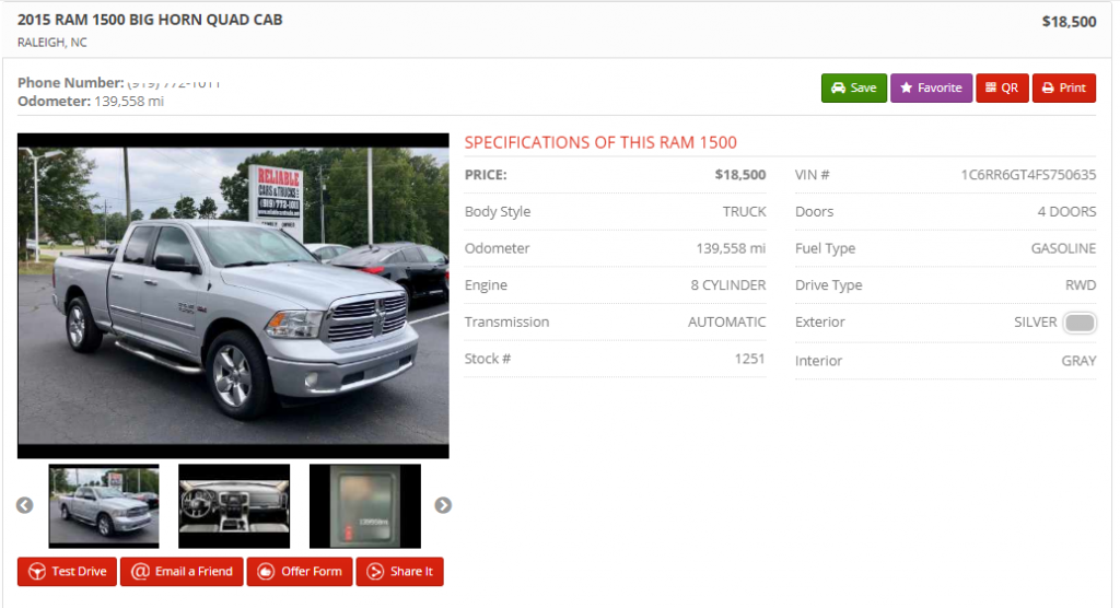 Important Features of Vehicle Details Page | Autoxloo